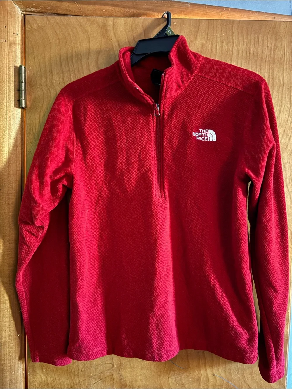 The North Face Red Quarter-Zip Fleece Pullover